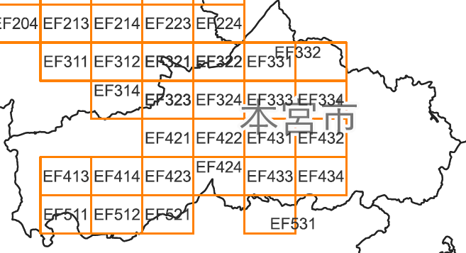 指定道路図（本宮市）
