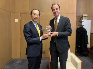 駐日オランダ王国特命全権大使との懇談写真