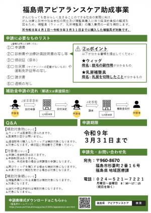 福島県アピアランスケア助成事業について（２）