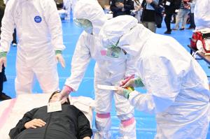 医療中継拠点設置運営訓練