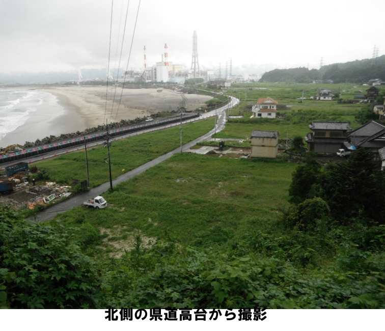 家屋基礎撤去後写真