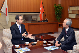 学校法人立命館総長表敬訪問