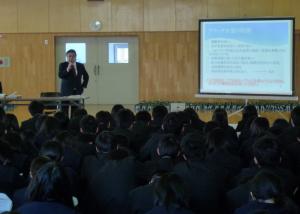 郡山商業高校での出前講座の様子２