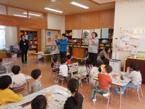 県中農林事務所職員による出前講座の様子