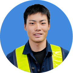 工事部 3年目 目黒 翔さん