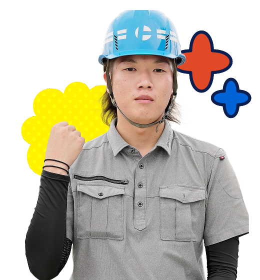 土木部 現場代理人 4年目 武藤 翔さん