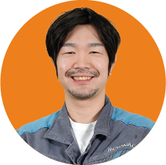 製造部 第二製造課 第二製造係 班長 8年目 宮内 瞭さん