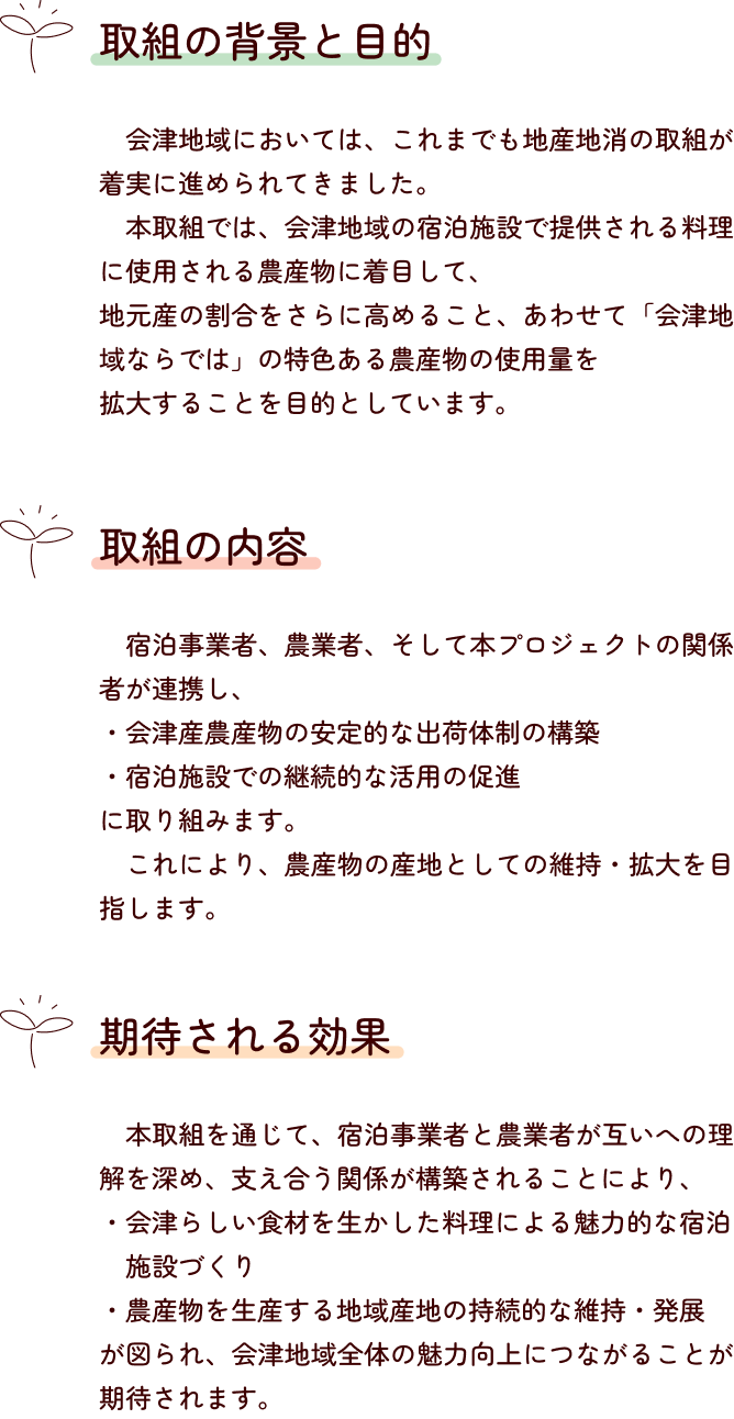 取り組みの内容